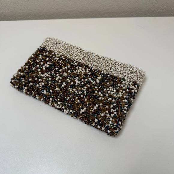 Beaded Clutch Evening Bag Party Purse‎ with Interior Pocket - Picture 1 of 6